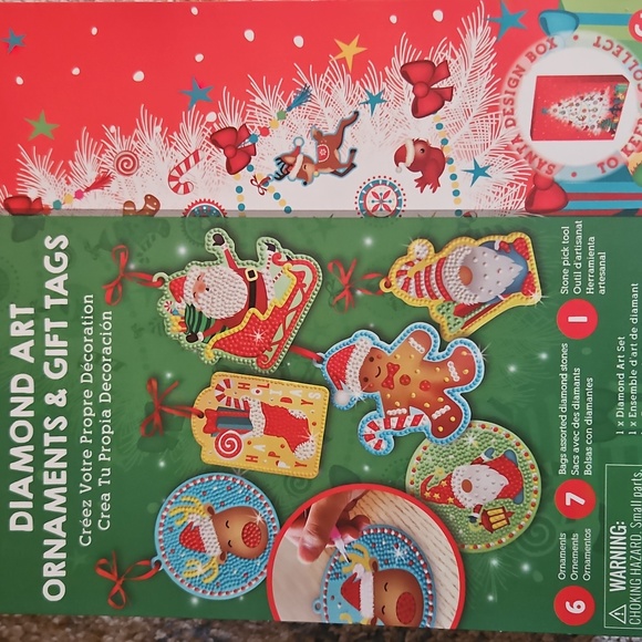 Diamond Dots Ornaments/ Gift Tags - Picture 1 of 15